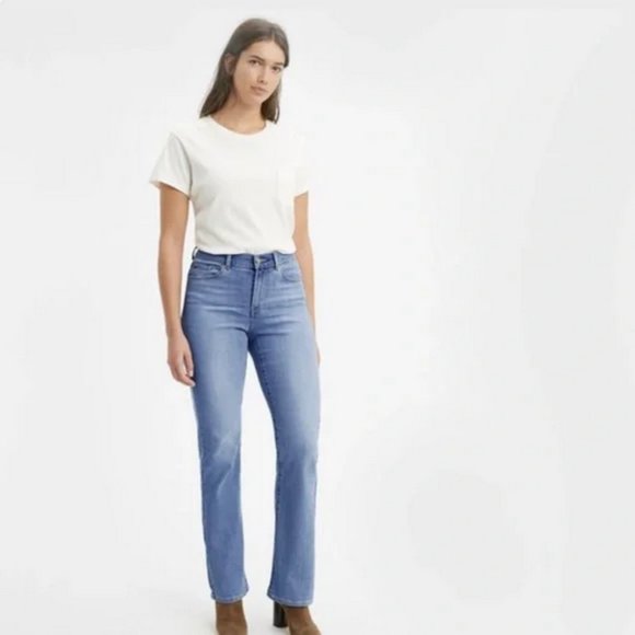 Levi's Boot Cut 515 jeans size 8 S/C - Picture 3 of 9